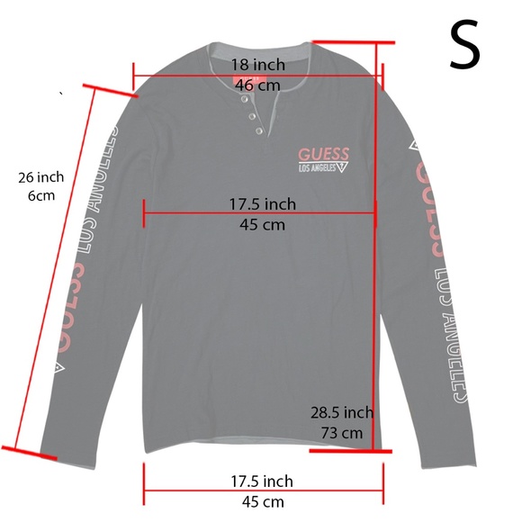 GUESS Factory long sleeve Vance Logo New - Picture 9 of 11